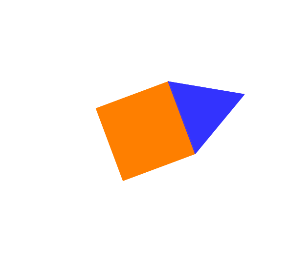 Triangles and Petals Square