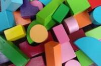Various wooden three dimensional shapes.