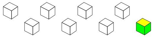 Green Cube, Yellow Cube