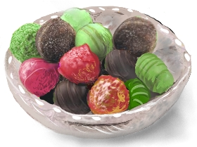 Chocs, Mints, Jellies