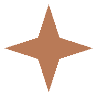 A brown star.