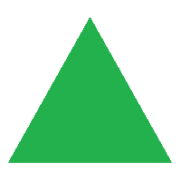 A green triangle.