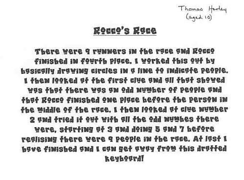 Rocco's Race