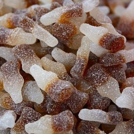 Cola bottle sweets.