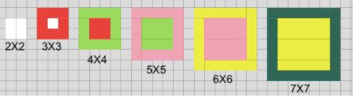 Cuisenaire Squares