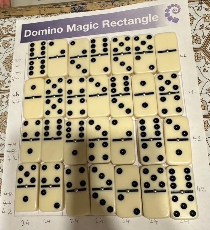 Domino Magic Rectangle