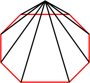 Pyramidal n-gon