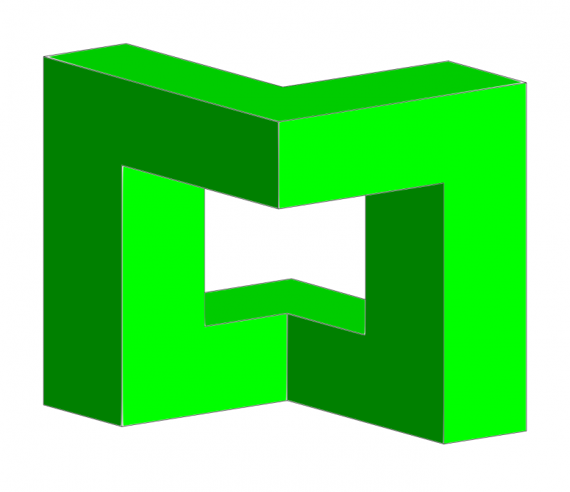 Emptied Cube
