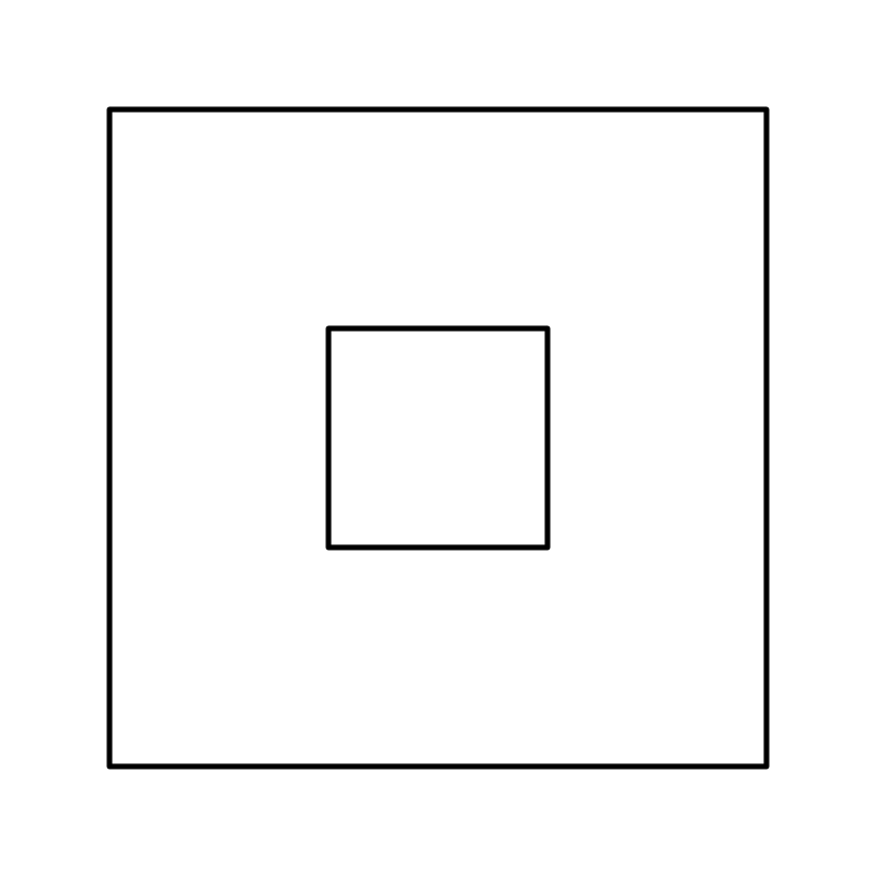 Emptied Cube