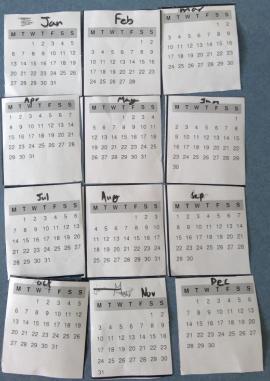 Calendar Sorting