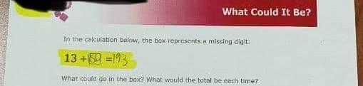 What Could \It Be?