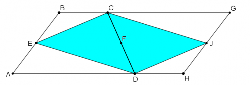 Triangle in a Trapezium