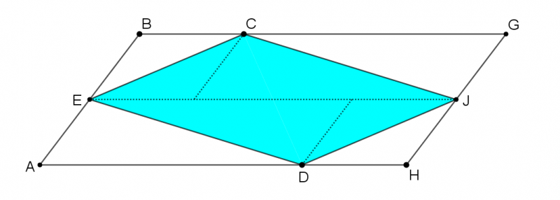 Triangle in a Trapezium