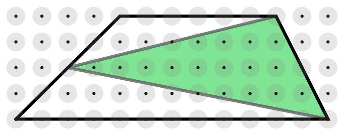 Triangle in a Trapezium