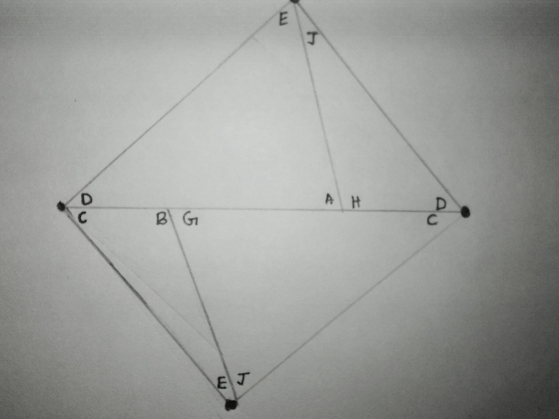 Triangle in a Trapezium