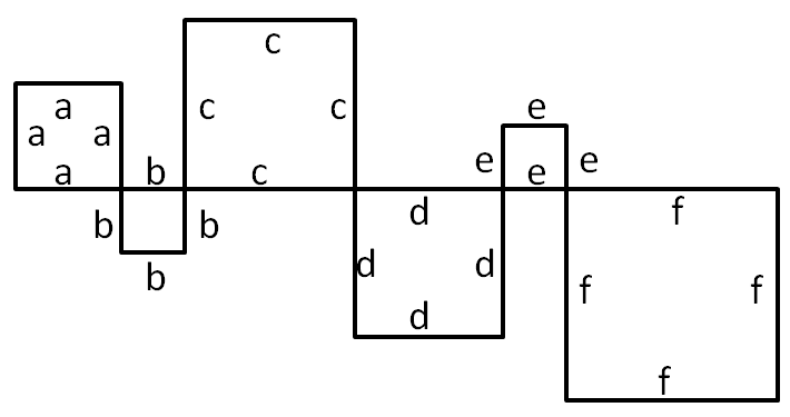 Line of Squares