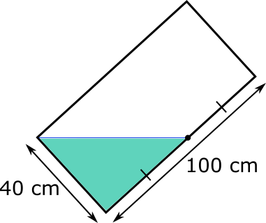 Tilted tank