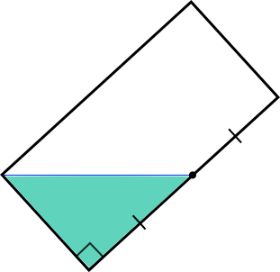Tilted tank