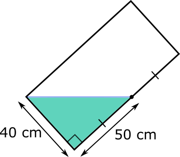 Tilted tank