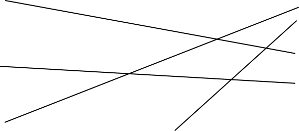 Triangular intersection