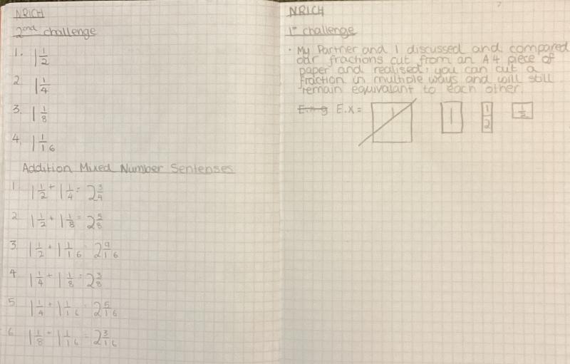 A4 Fraction Addition