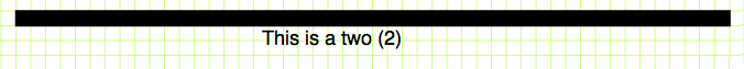 Black bar from before, representing the number 2 with 48 little squares.