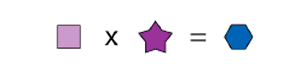 Square x 5-pointed star = Hexagon.