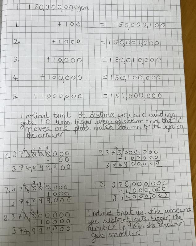 Space distances