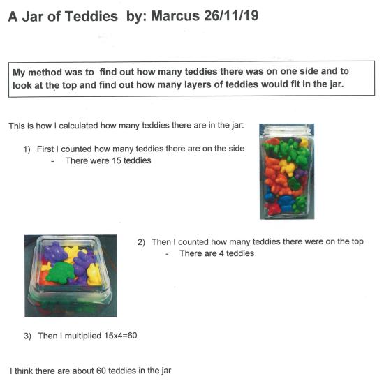 A jar of teddies