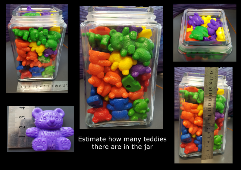 A jar of teddies