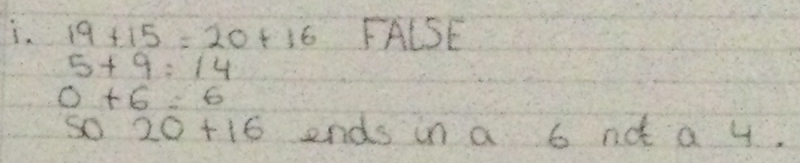 True or False?