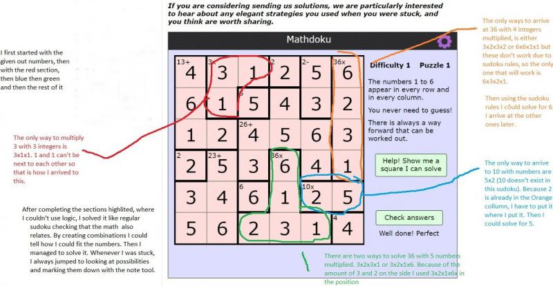 6 by 6 Mathdokus