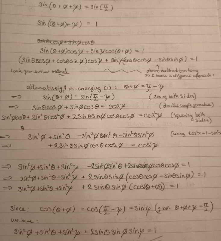 Tri-angled Trig