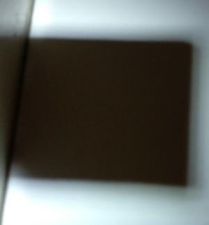 Shadow Play A square-shaped shadow.