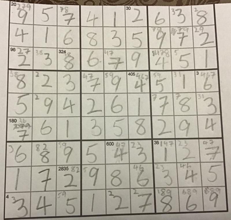 Product Sudoku