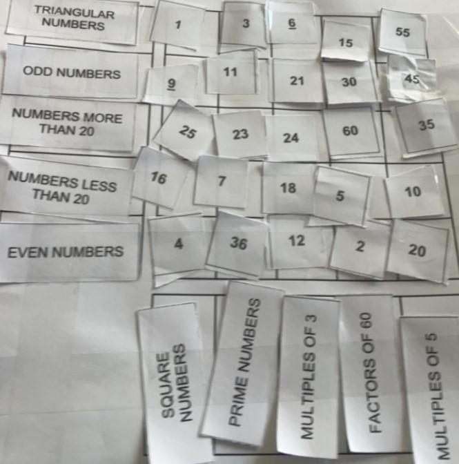 Factors and Multiples Puzzle