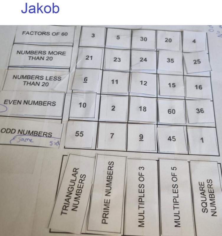 Factors and Multiples Puzzle