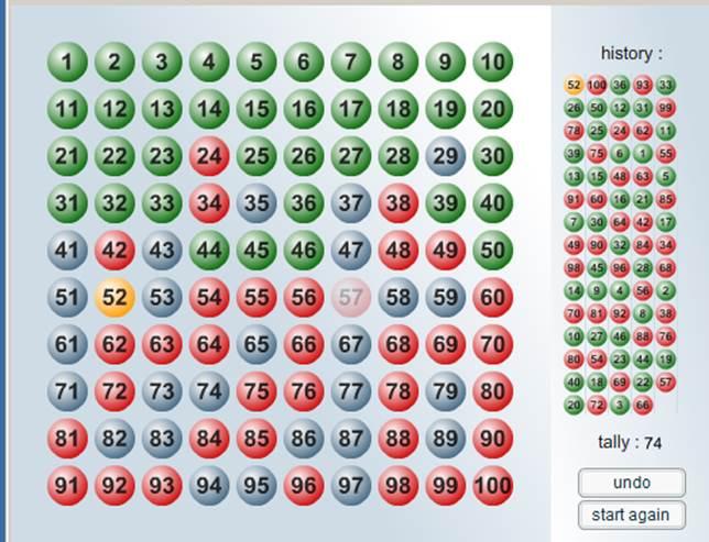 Factors and Multiples Game
