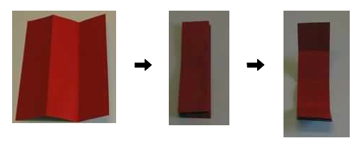Paper folding - models of the Platonic solids