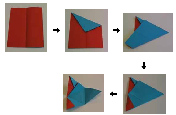 Paper folding - models of the Platonic solids