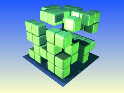 The perforated cube