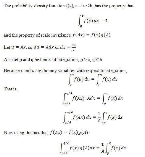 Scale invariance