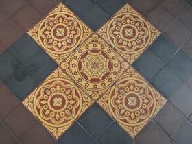 Tiles in a public building