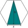 Triangle in a Hexagon