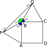 Two Exterior Triangles
