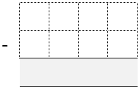 A grid consisting of the subtraction of a 4 digit number by another 4 digit number.