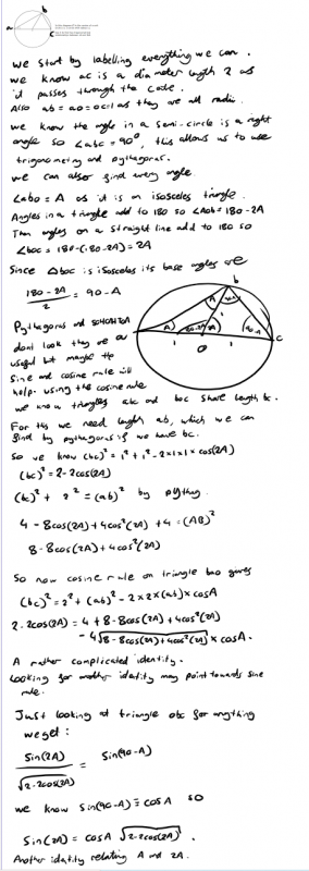 Trig identity