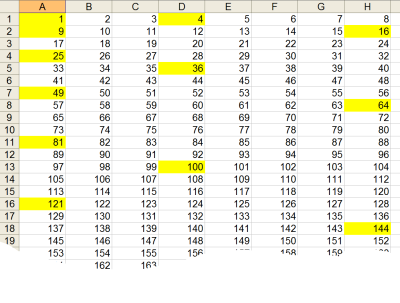 Robert's spreadsheet