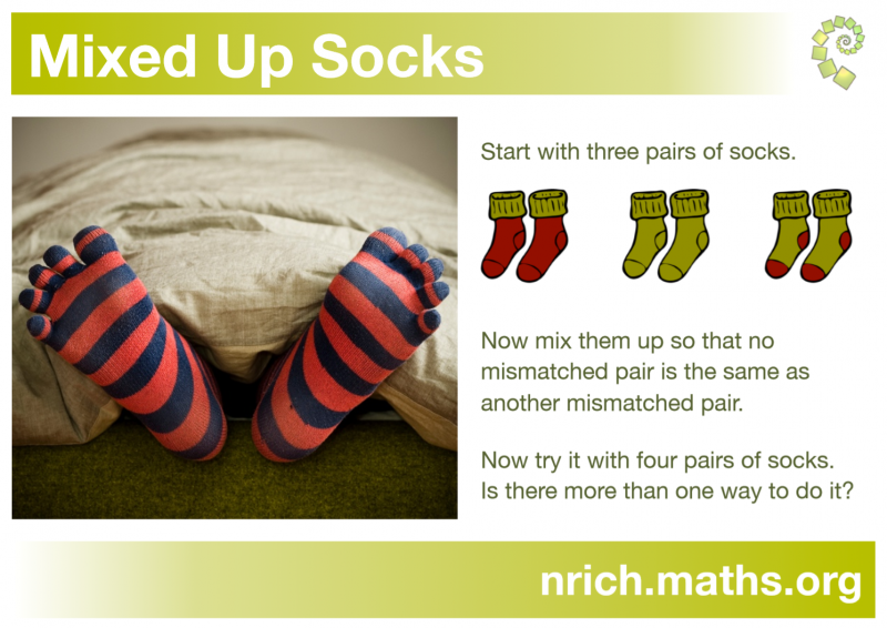 Mixed-Up Socks Poster