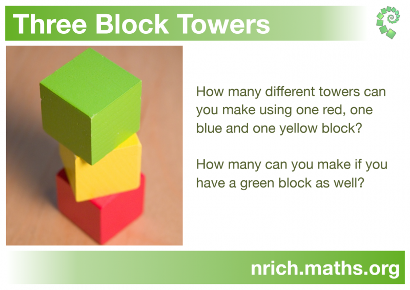 Three Block Towers Poster